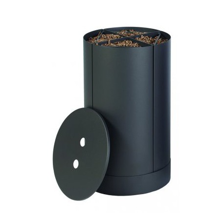 Legno di pellet Magasinier Fractio black Frost diciannove design