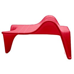 F3-Tisch niedrig Vondom rot