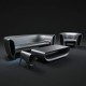 Fauteuil Bumbum Vondom Noir 