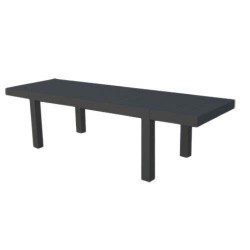 Jut Mesa 280 Table Rectangulaire Vondom Noir Jut Mesa 280 Table Rectangulaire Vondom Noir
