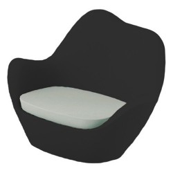 Sabinas Fauteuil Vondom Noir Sabinas Fauteuil Vondom Noir