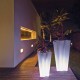 Lot de 2 Pots Lumineux Bye Bye Vondom Led Blanc Hauteur 70 et 100