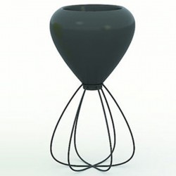 Olla espagueti plantador básico VONDOM negro Olla espagueti plantador básico VONDOM negro
