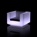 Vondom vela poltrona branca iluminada com LED