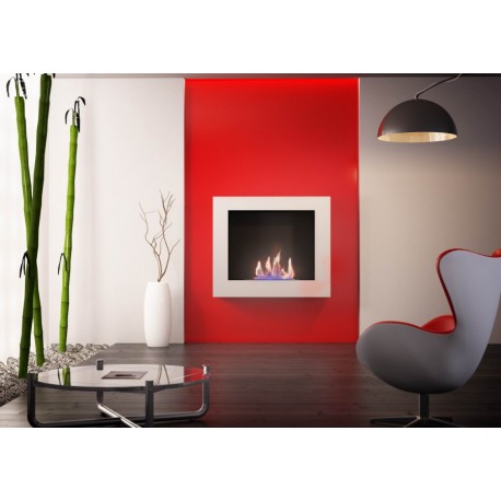 Fireplace bio ethanol Modern Dual White Neoflame