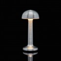 Luz de mesa Imagilights Led Wireless Colección Plata Momentos Cúpula