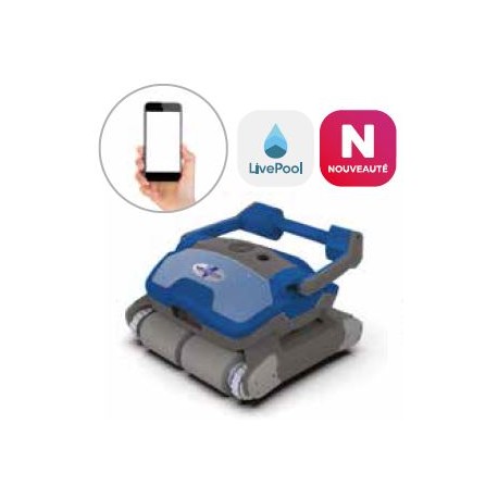 VIRTUOSO V600A electric pool cleaner robot with smartphone app