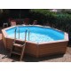 Urban pool Procopi XL wooden 650 x 350