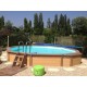 Urban pool Procopi XL wooden 650 x 350