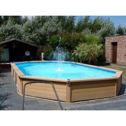 Zodiac Azteck Oval Semi-Buried Pool 400 x 560