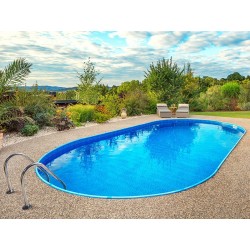Piscine Ovale Azuro Ibiza Family 700 Luxe Enterrée Piscine Ovale Azuro Ibiza Family 700 Luxe Enterrée