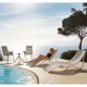 Lot de 4 Chaises Longues Vondom Ibiza Blanc