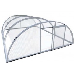 Pool shelter in Aluminum and Polycarbonate 394 x 854 x 140