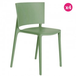 Lot de 4 chaises Vondom Africa pickle Lot de 4 chaises Vondom Africa pickle
