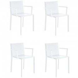 Lot de 4 fauteuils Vondom Quartz blanc Lot de 4 fauteuils Vondom Quartz blanc