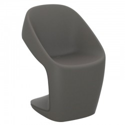 Chaise Ufo Vondom taupe mat Chaise Ufo Vondom taupe mat
