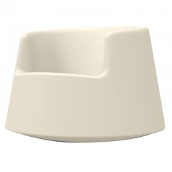 Fauteuil Roulette Vondom écru modèle adulte Fauteuil Roulette Vondom écru modèle adulte