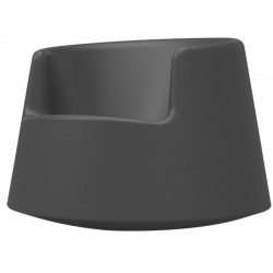 Fauteuil Roulette Vondom anthracite modèle adulte Fauteuil Roulette Vondom anthracite modèle adulte