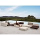 Salon de jardin Vondon lounge Pixel module divan Vondom tissu Silvertex orange