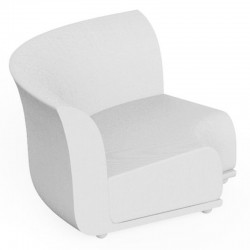 Canapé Sofa Vondom design Suave angle en tissu déperlant blanc Snow 1041 Canapé Sofa Vondom design Suave angle en tissu déperlant blanc Snow 1041
