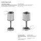 Lot de 2 Lampes Gatsby Cilindro Fumée sans fil Vondom Led