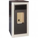 Stufa a pellet Escalor de 12Kw White Pearl Frida