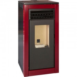 Pellet stove Escalor de 15Kw Bordeaux Vintage Frida