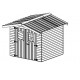 Garden Shed Wood Thermo Habrita 7,81 m2 with Steel Roof