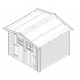 Garden shed in Wood of Spruce Brut Habrita 9 m2