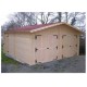 Double Wooden Garage Habrita 42 m2