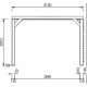 Pergola Bioclimatic Orientable Blades 11 m2 and Lateral View Breaker 3 m