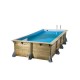 Piscina Legno Ubbink Azura 350x505 H126cm Fodera Blu