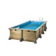 Pool Holz Ubbink Azura 350x505 H126cm Liner Blau