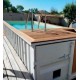 Pool Edelstahl CosyPool 350x600 H150 Rechteck