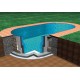 Piscine Ovale Azuro Ibiza 350x700 H150