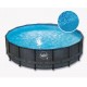 Piscine Swing Elite Ronde Design rotin 488x122