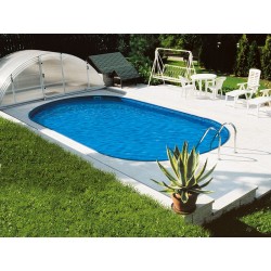 Oval Pool Ibiza Azuro 600x320 H120 with Sand Filter