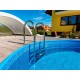 Piscine Ovale Ibiza Azuro 600x320 H120 avec Filtre à Sable