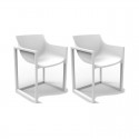 Set di 2 Poltrone Wall Street Vondom Bianco