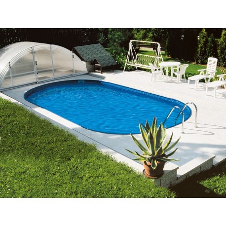 Oval Pool Azuro Ibiza 350x700 H120