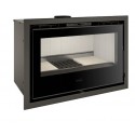 Houten insert Ferlux Galaxy 80 Panoramic 12 kW