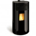 Pelletkachel Ferlux Helen Magique 6 kW Zwart Glas Rond