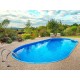 Ovaal Zwembad Ibiza Azuro 900x500 H150 met Zandfilter