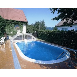 Oval pool Ibiza Azuro 10x416 H150