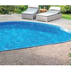 Ovaal zwembad Ibiza Azuro 11mx5m H150 blauwe liner