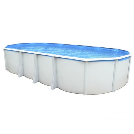 Piscina acima do solo TOI Ibiza Oval 915x457x132 com kit completo Antracite