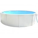 Above ground pool TOI Canarias round 350xH120 with complete white kit