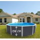 Above ground pool TOI Magnum round 460x132 Compact Anthracite