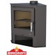 Wood stove Bronpi Gijon-H 11kW with oven and pyre
