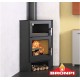 Bronpi Lerma 9kW stufa a legna angolare con forno